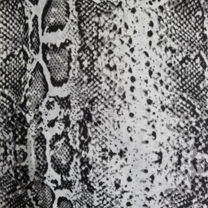 Snakeskin Scarf - Grey
